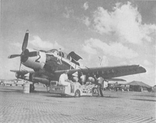 A photograph of an A-1 being serviced on the ground in Vietnam circa 1960s