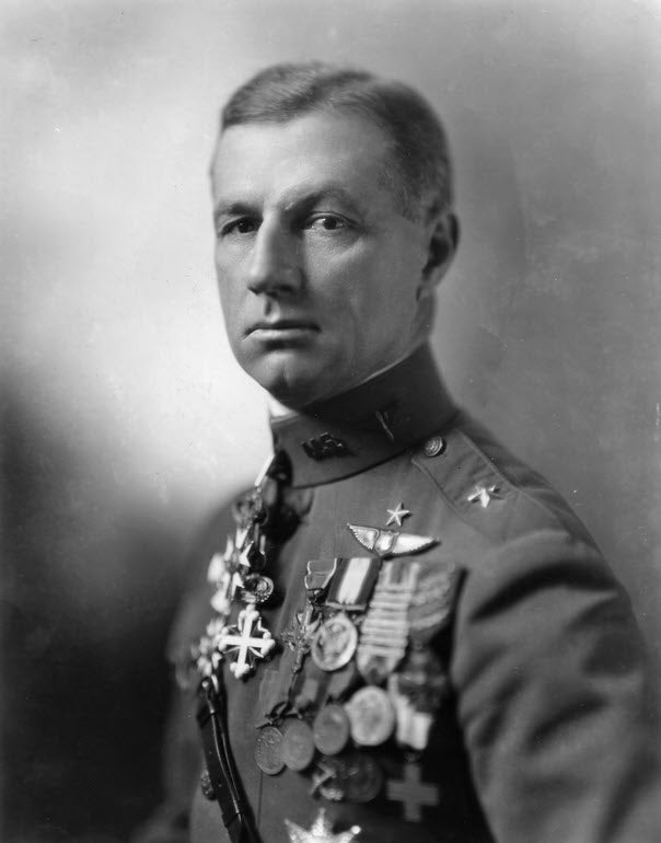 Brigadier General William Mitchell, Air Service, United States Army, 1879–1936.