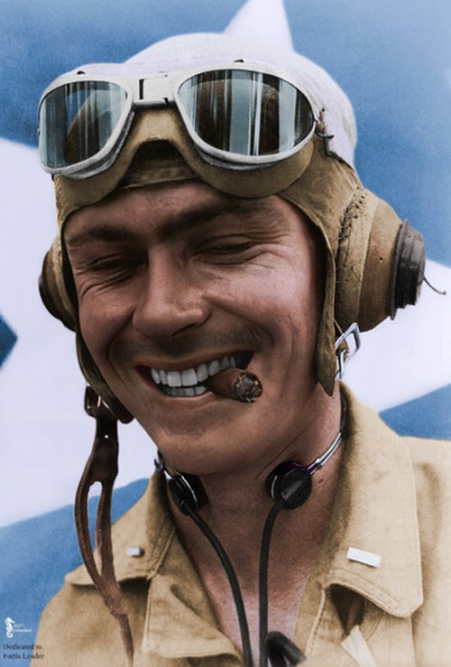 Lieutenant John Franklin Bolt, United States Marine Corps fighter pilot Double Ace WWII and Korean War