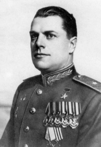 A photo of Major General Andrey Borisovich Yumashev, Soviet Air Force (1902–1988)
