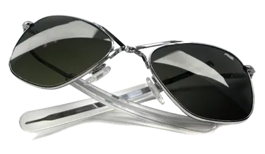 This is a pair of Randolph Engineering Aviator Sunglass frames which have been twist tested by Aviator-Sunglasses.net
