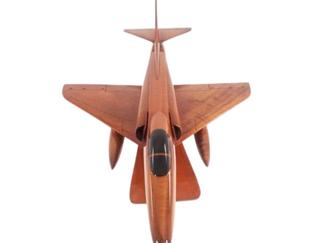 A-4 Skyhawk Natural Wood Aircraft Model
