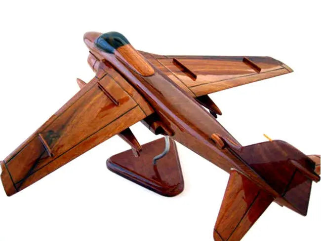A-6 Intruder Natural Wood Aircraft Model--Aviator Sunglasses-Premium Wood Designs