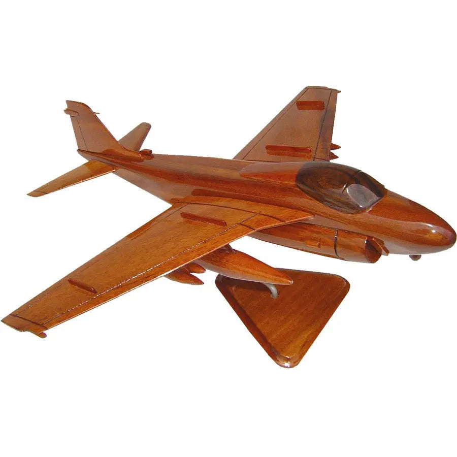 A-6 Intruder Natural Wood Aircraft Model--Aviator Sunglasses-Premium Wood Designs