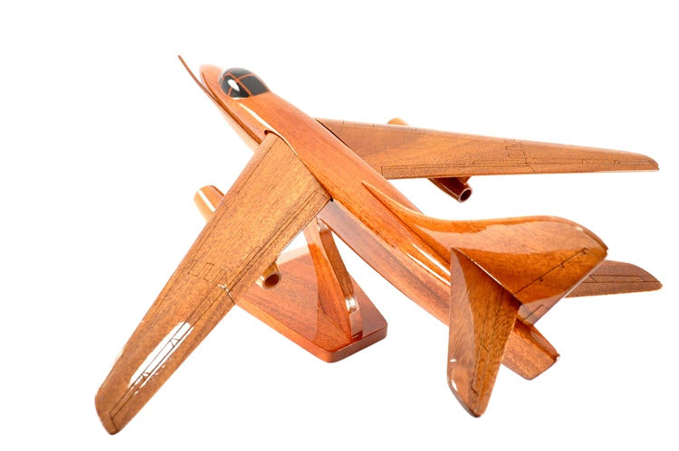 A3 Skywarrier Natural Wood Aircraft Model