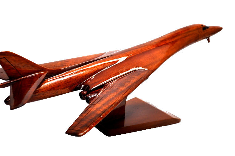 B-1 Lancer Natural Wood Aircraft Model