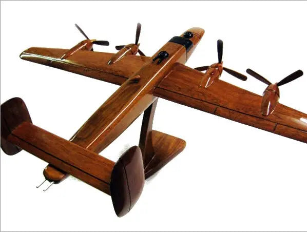 B-24 Liberator Natural Wood Aircraft Model--Aviator Sunglasses-Premium Wood Designs