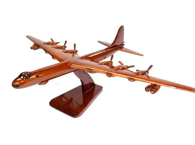 B-36 Peacemaker Natural Wood Aircraft Desk Model--Aviator Sunglasses-Premium Wood Designs