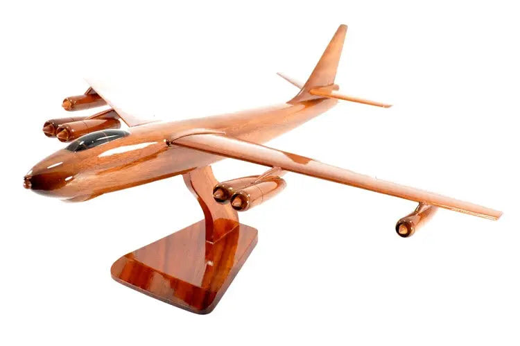 B-47 Stratojet Natural Wood Aircraft Desk Model--Aviator Sunglasses-Premium Wood Designs