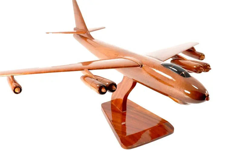 B-47 Stratojet Natural Wood Aircraft Desk Model--Aviator Sunglasses-Premium Wood Designs