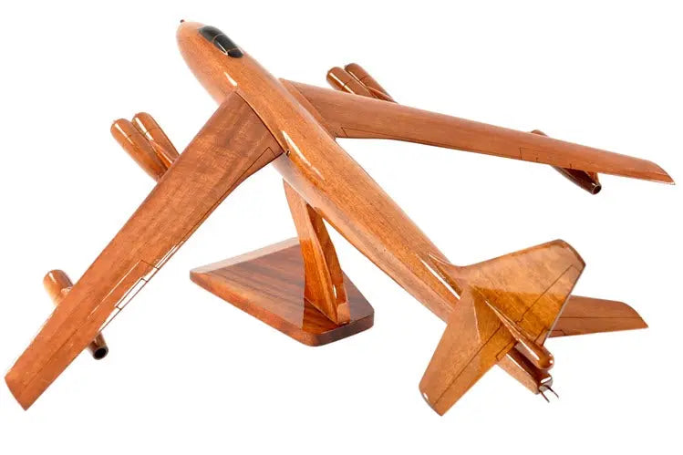 B-47 Stratojet Natural Wood Aircraft Desk Model--Aviator Sunglasses-Premium Wood Designs