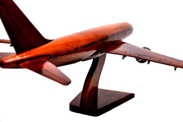 Boeing 787 Premium Airplane Natural Wood Aircraft Desk Model