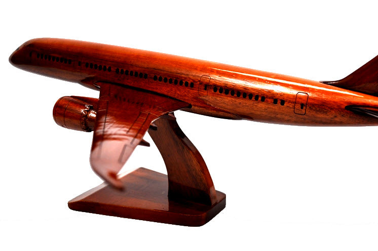 Boeing 787 Premium Airplane Natural Wood Aircraft Desk Model