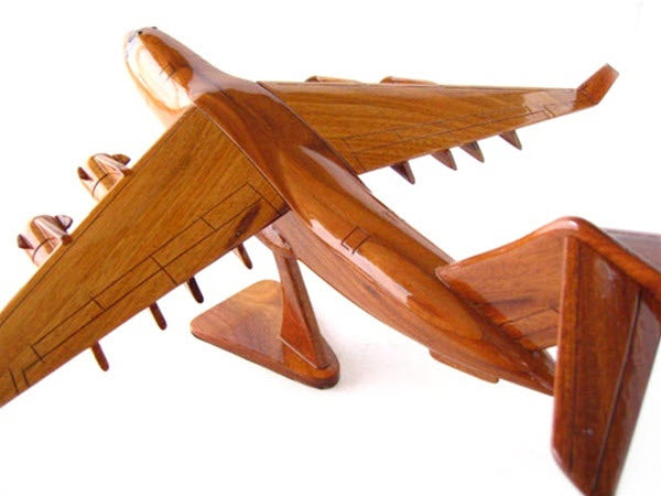 Boeing C-17 Globemaster III Premium Airplane Natural Wood Aircraft Desk Model