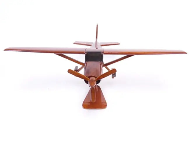 Cessna 182 Skylane Natural Wood Aircraft Model--Aviator Sunglasses-Premium Wood Designs