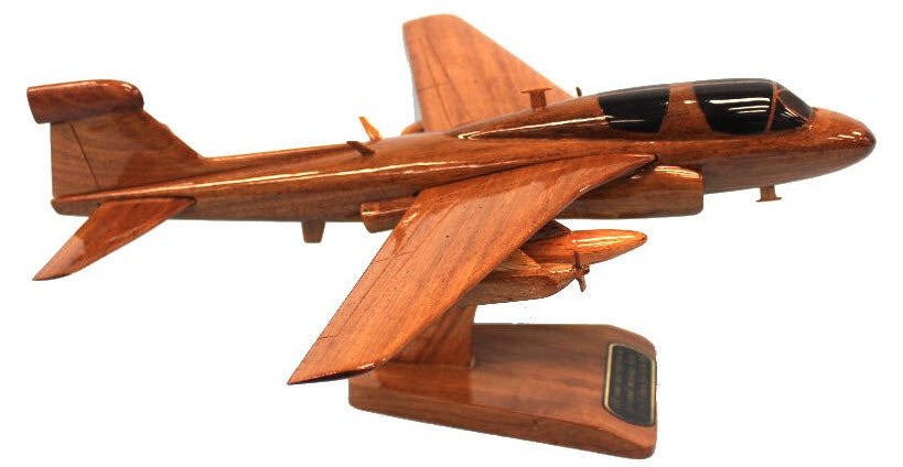 EA-6B Prowler Natural Wood Aircraft Model
