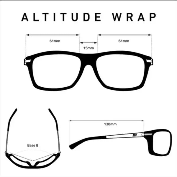 Method Seven Altitude Pilot Sunglasses-Altitude Wrap-Aviator Sunglasses-Method Seven