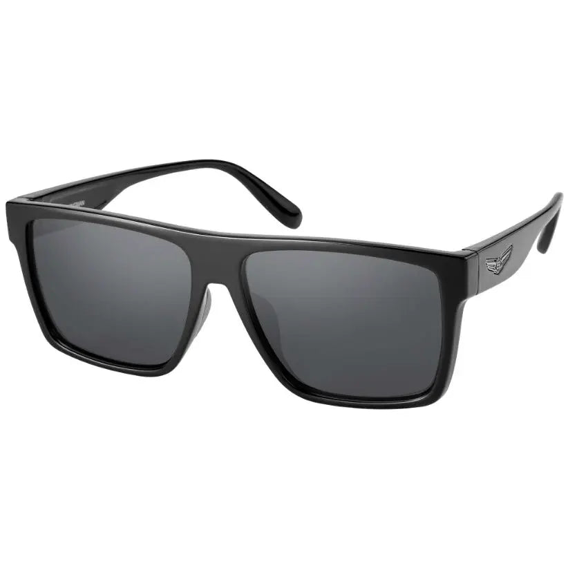 Wingman Black Frame Gray Lens sunglasses by Scheyden