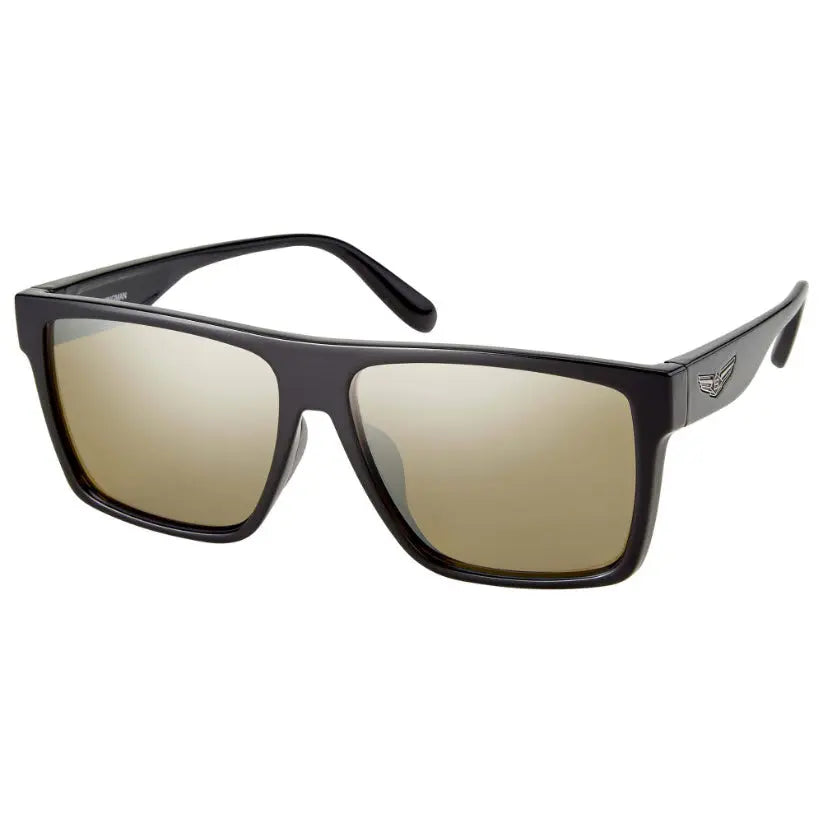 Wingman Black Frame LT33 Light Bronze Lens sunglasses by Scheyden