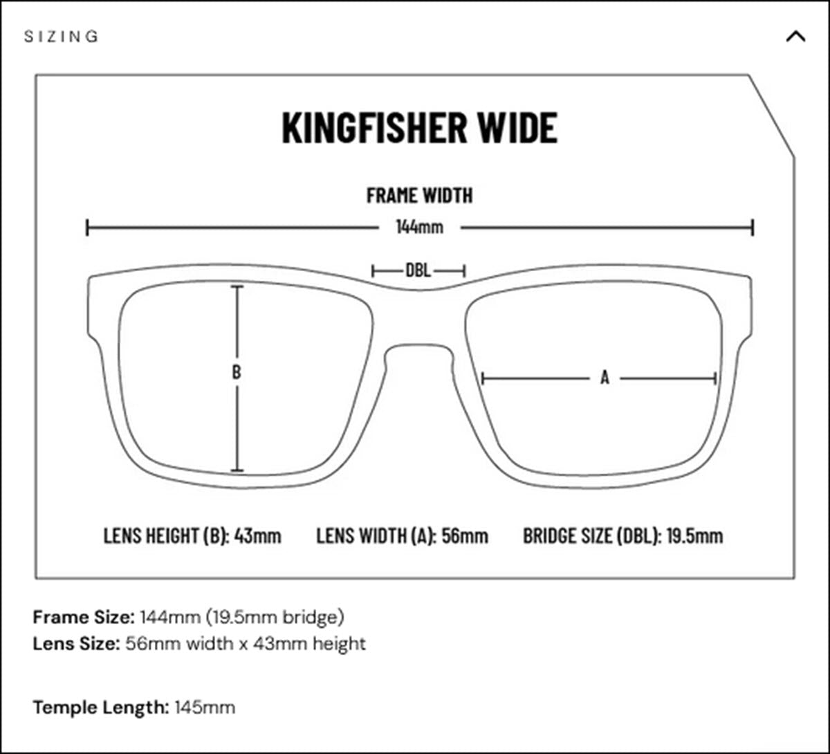 Flying Eyes Kingfisher Modern Larger Lens Sunglasses