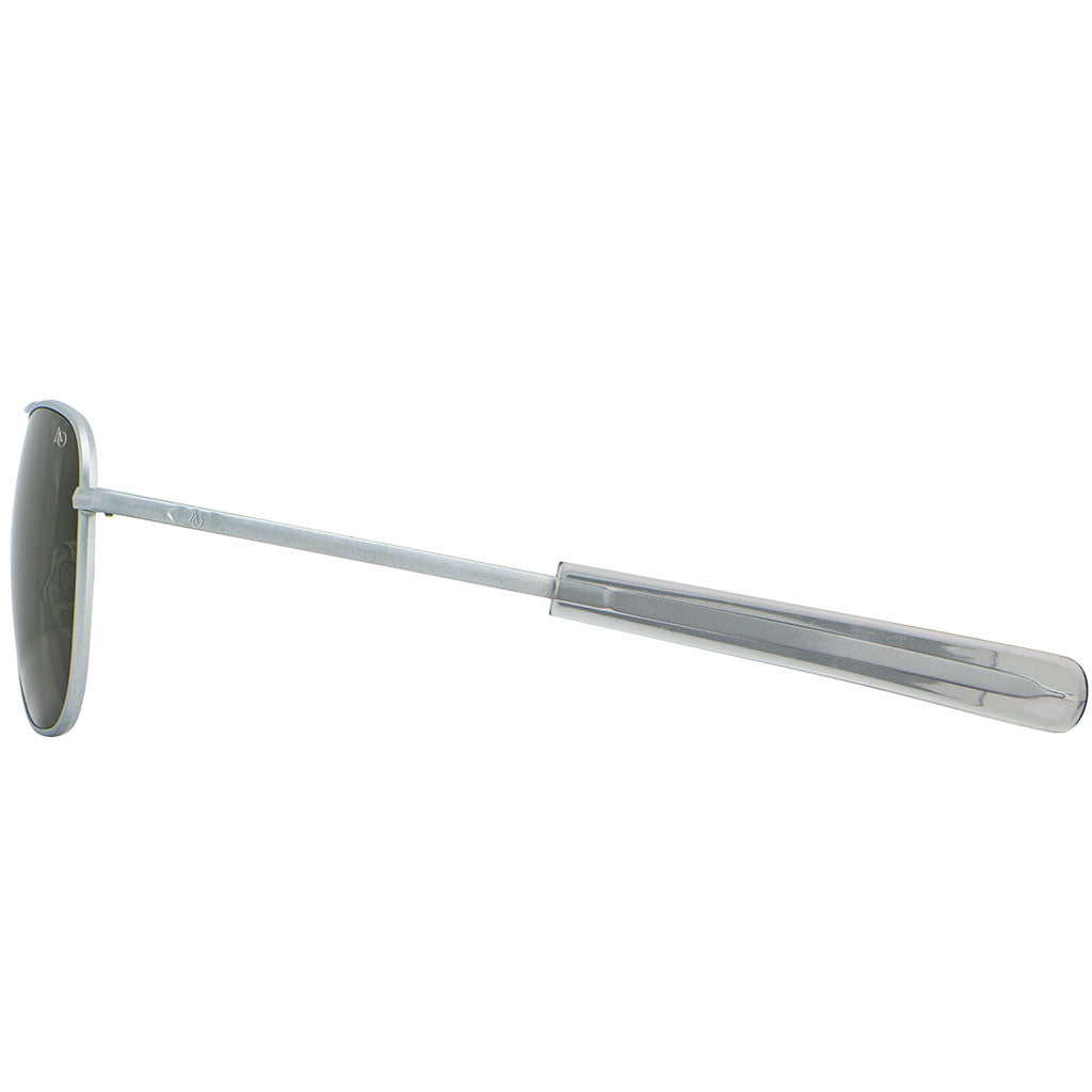 AO Eyewear American Optical Original Pilot Matte Silver Frame Sunglasses