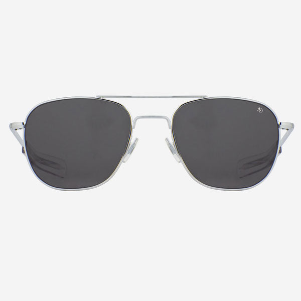 AO Eyewear American Optical Original Pilot Silver Frame Sunglasses