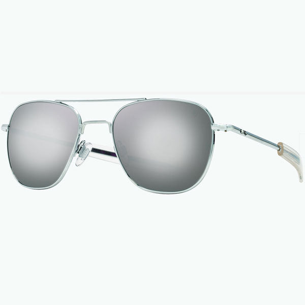 AO Eyewear American Optical Original Pilot Silver Frame Sunglasses