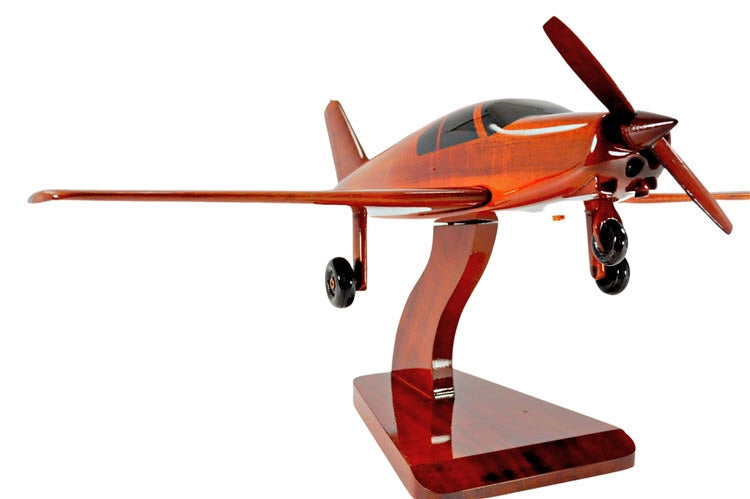 Piper PA-28 Cherokee Airplane Natural Wood Aircraft Model