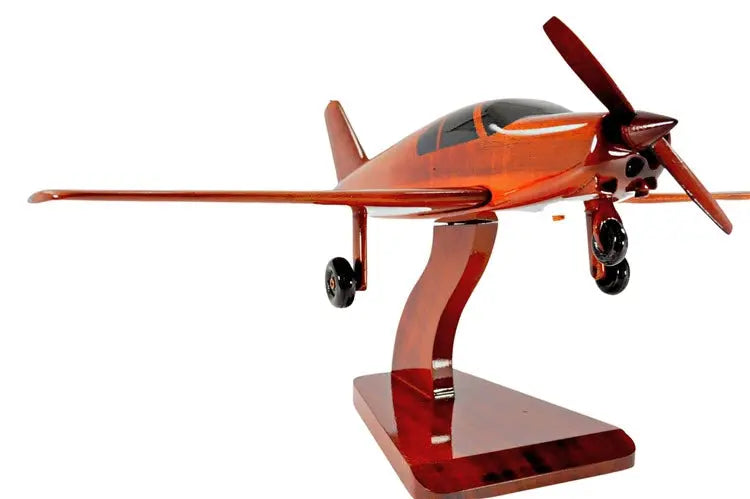 Piper PA-28 Cherokee Airplane Natural Wood Aircraft Model--Aviator Sunglasses-Premium Wood Designs