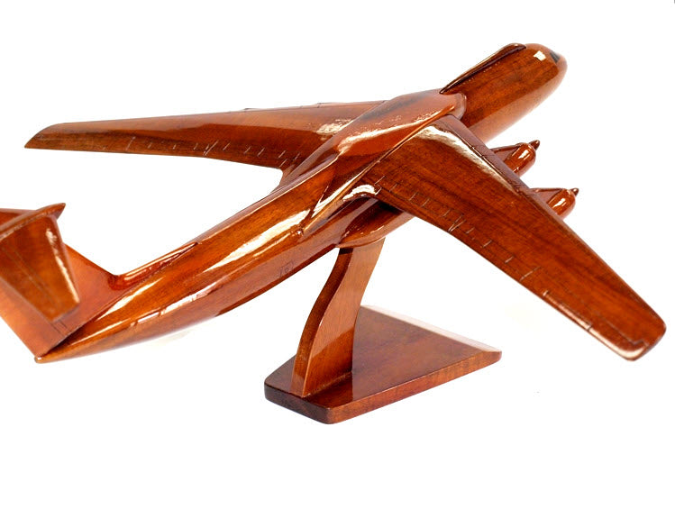 C-141 Starlifter Premium Airplane Natural Wood Aircraft Desk Model