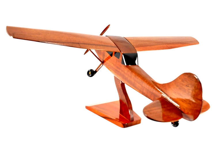 Cessna O-1 Bird Dog Airplane Natural Wood Aircraft Model