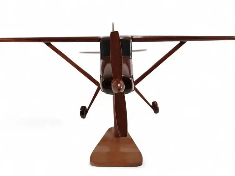 Cessna O-1 Bird Dog Airplane Natural Wood Aircraft Model Premium Wood Designs