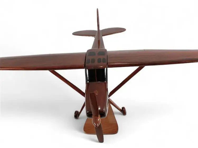 Cessna O-1 Bird Dog Airplane Natural Wood Aircraft Model Premium Wood Designs