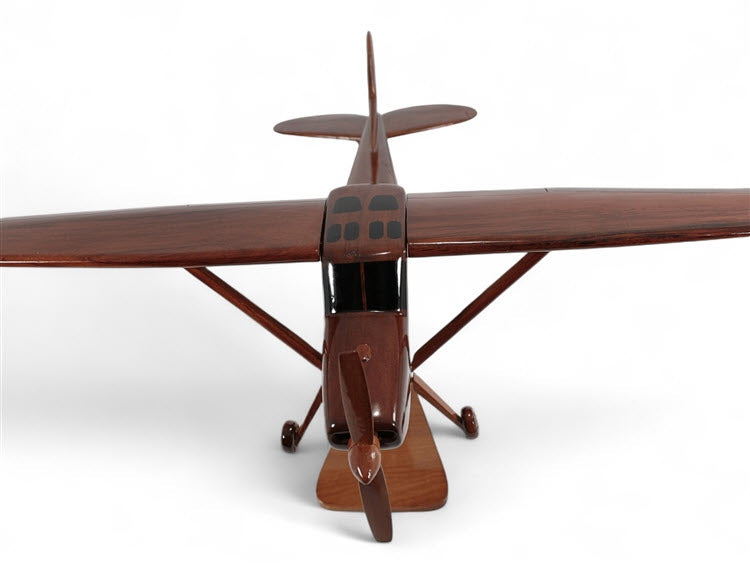 Cessna O-1 Bird Dog Airplane Natural Wood Aircraft Model