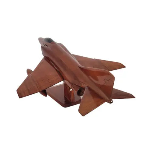 F-4 Phantom Fighter Natural Wood Aircraft Model--Aviator Sunglasses-Premium Wood Designs