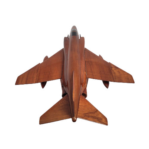 F-4 Phantom Fighter Natural Wood Aircraft Model