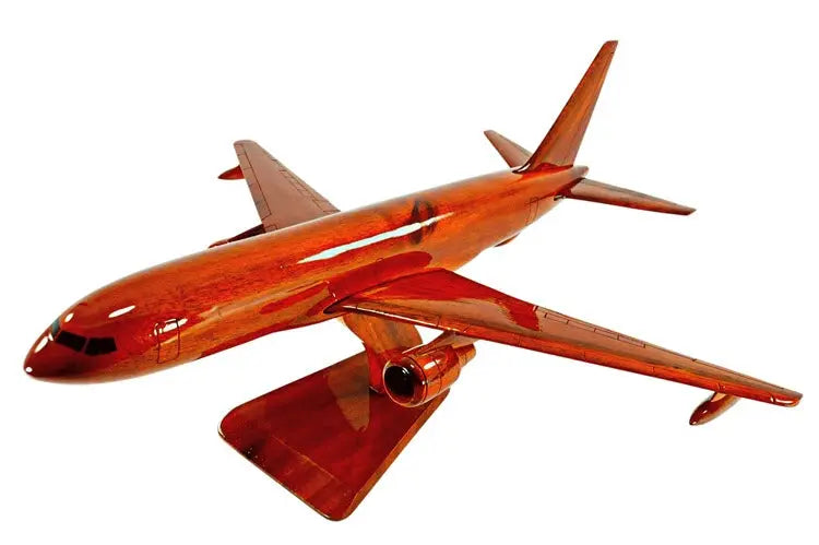 Boeing KC-46 Pegasus Natural Mahogany Wood Aircraft Model--Aviator Sunglasses-Premium Wood Designs