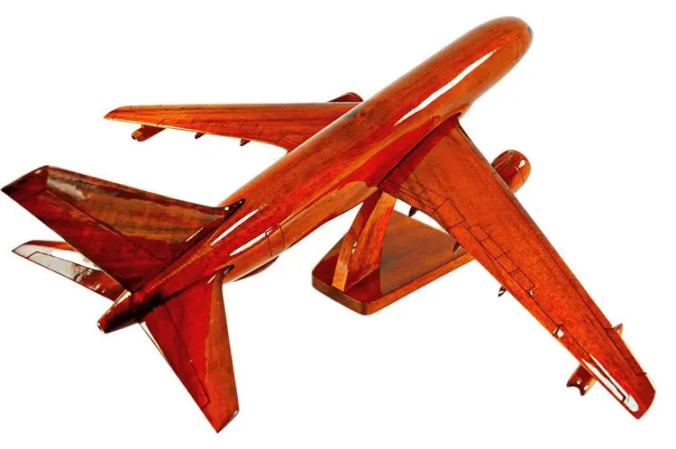 Boeing KC-46 Pegasus Natural Mahogany Wood Aircraft Model--Aviator Sunglasses-Premium Wood Designs