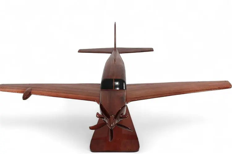 Piper M600 Airplane Natural Wood Aircraft Model--Aviator Sunglasses-Premium Wood Designs