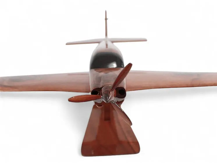 Mooney Airplane Natural Wood Aircraft Model--Aviator Sunglasses-Premium Wood Designs