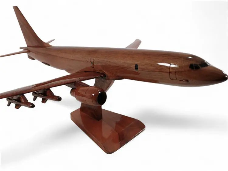Boeing P-8 Poseidon Natural Mahogany Wood Aircraft Model--Aviator Sunglasses-Premium Wood Designs