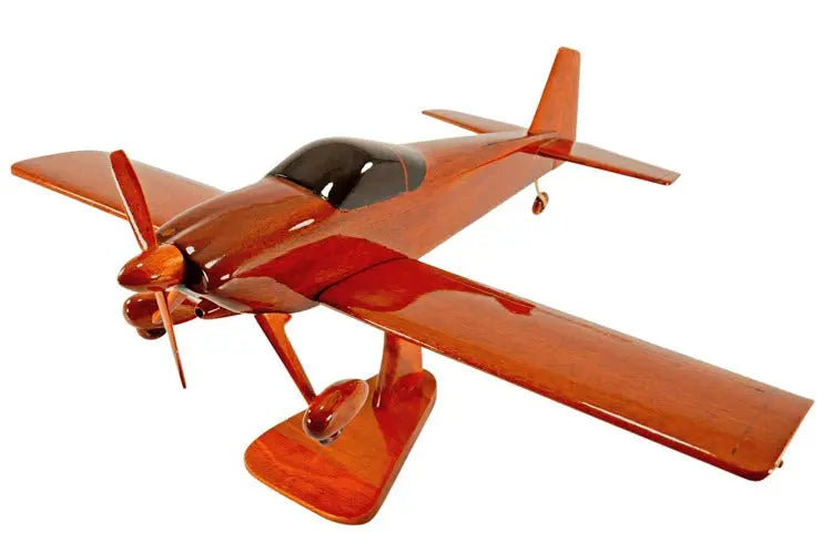 Van's Aircraft RV-6 Airplane Natural Wood Aircraft Model--Aviator Sunglasses-Premium Wood Designs