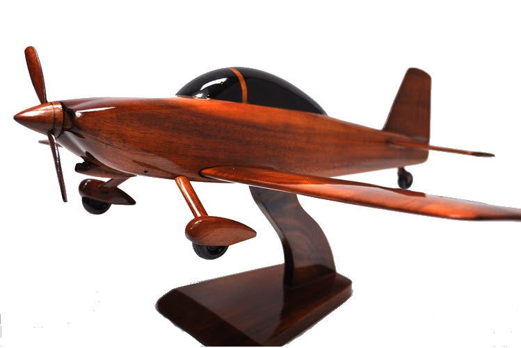 Van's Aircraft RV-8 Airplane Natural Wood Aircraft Model--Aviator Sunglasses-Premium Wood Designs