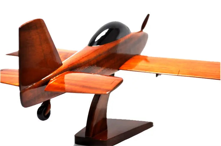 Van's Aircraft RV-8 Airplane Natural Wood Aircraft Model--Aviator Sunglasses-Premium Wood Designs
