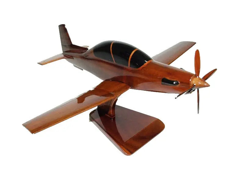 Beechcraft T-6 Texan II Natural Wood Aircraft Model--Aviator Sunglasses-Premium Wood Designs