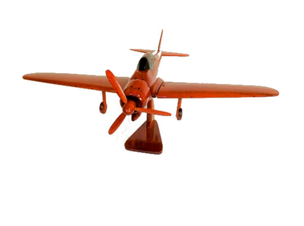 Mitsubishi A6M Zero Fighter Natural Wood Aircraft Model