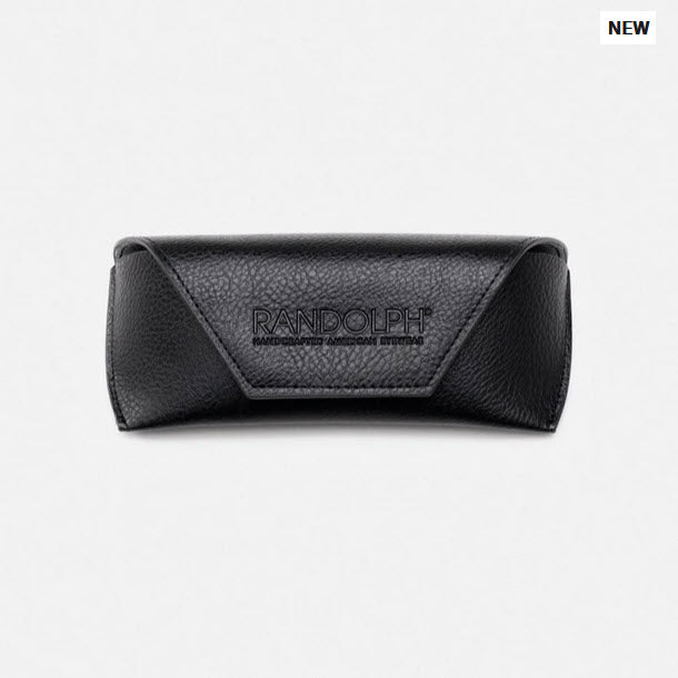 Note the embosed iconic Randolph logo on a beautiful leatherette clip tight case.
