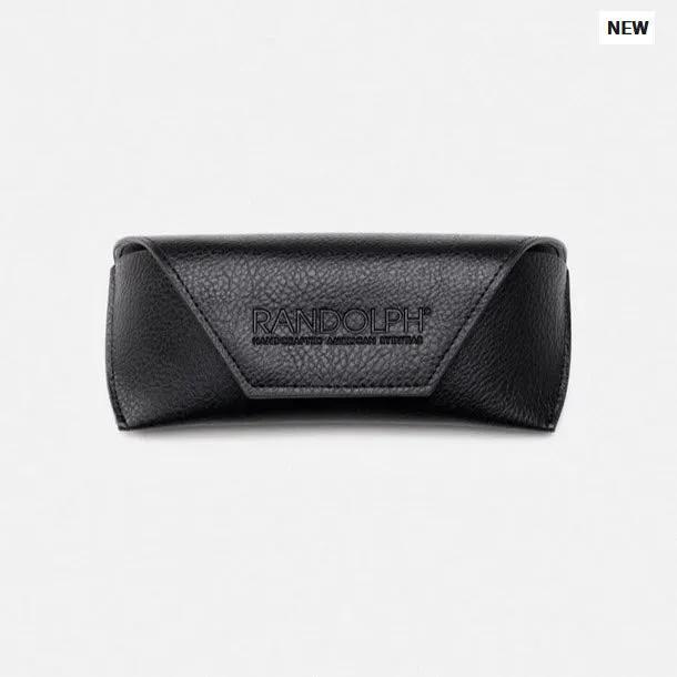Note the embosed iconic Randolph logo on a beautiful leatherette clip tight case.