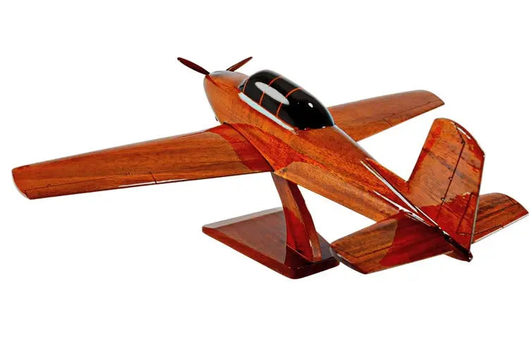 Beechcraft T-34 Mentor Natural Wood Aircraft Model--Aviator Sunglasses-Premium Wood Designs