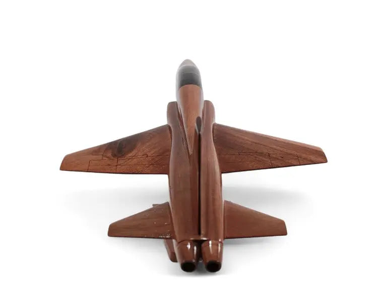 Northrop T-38 Talon Fighter Natural Wood Aircraft Model--Aviator Sunglasses-Premium Wood Designs